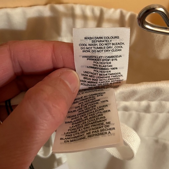 NWT Gymshark Whitney Simmons Unbleached Whitney Joggers in White/Cream - Picture 12 of 12